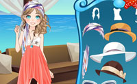 play Seaside Vacation Dress Up