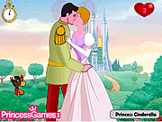 play Princess Cinderella Kissing Prince