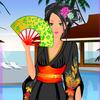 play Fashionable Kimono For Girl