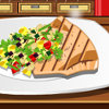 play Swordfish With Veggies