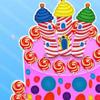 play Candyland Cake Decoration