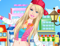 play Skateboarding Barbie Dress Up