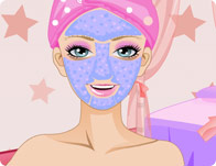 play Beach Barbie Facial Makeover