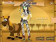 play Voguish Cowgirl Dress-Up