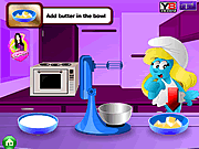 play Smurfette Birthday Cake