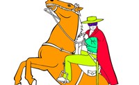play Zorro Painting