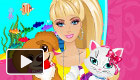 play Animal Care With Barbie