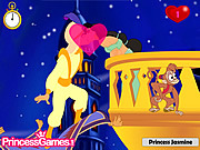 play Princess Jasmine Kissing Prince