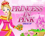 Princess In Pink Dress Up