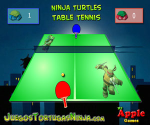 play Ninja Turtles Table Tennis