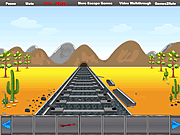 play Live Escape Broken Train Track