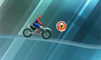 play Spiderman Ice Bike