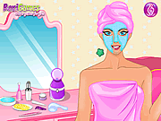 play Barbie'S Wedding Facial Makeover