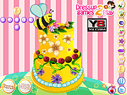 play Flamboyant Flower Cake Decor