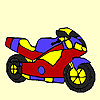 play Fast City Motorcycle Coloring