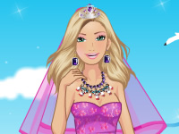 play Glam Barbie Bride