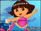 play Cute Dora Mermaid Dress Up