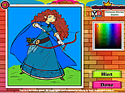 play Princess Merida Coloring