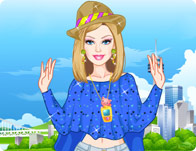 play Barbie Oversize Tops Dress Up