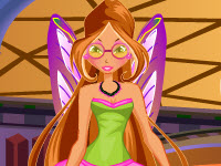 play Winx Flora Trendy Dress Up