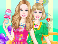 play Barbie Babysitter Dress Up