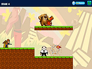 play Bear Two Driving A Cannon