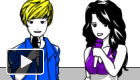 play Justin Bieber And Selena Gomez Coloring