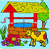 play Farm And Cow Coloring