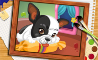 play Happy Dog Coloring