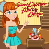 play Sweet Cupcake Nail Design
