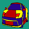 play Fantastic City Car Coloring