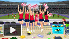 play Cleaning With Cheerleaders