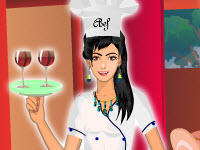 play Waitress Dress Up