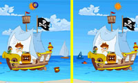 play Find The Difference Pirate Ship
