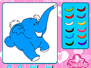 play Elephant Fun Moments Coloring