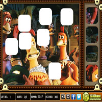play Chicken Run Puzzle