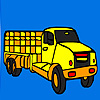 play Long Village Truck Coloring