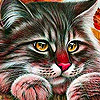 play Alone Sitting Cats Puzzle