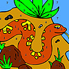 play Snake On The Land Coloring