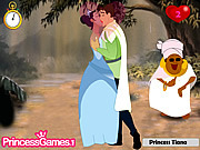 play Princess Tiana Kissing Prince