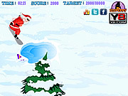 play Snowboarding Santa