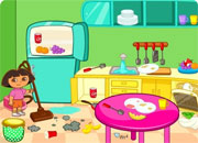 play Dora Room Clean