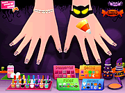 play Halloween Nail Art Design