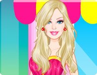 play Barbie Flower Girl Dress Up