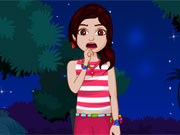 play Scared Selena Dressup