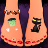 play Halloween Nail Art Design