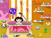 play Dora Baby Bath