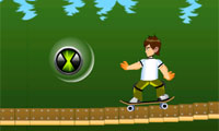 play Ben 10 Skateboarding