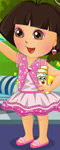 play Dora In The Flower Garden Dress Up