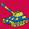 play Modern Military Tank Car Coloring